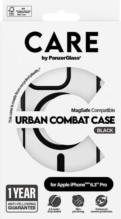 Actual product image PanzerGlass Care (Apple iPhone 16 Pro)