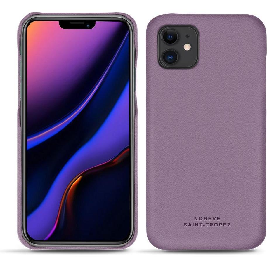Noreve Lederschutzhülle (Apple iPhone 11), Smartphone Hülle, Violett