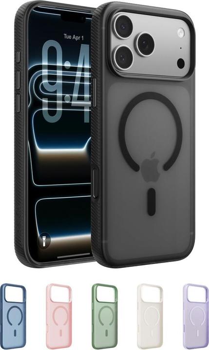 Productafbeelding Belkin Grip magn. Schutzhülle iPhone 17 Pro schwarz MSA035hqBK (Apple iPhone 17 Pro)