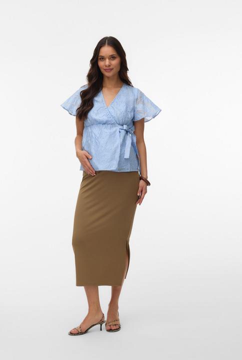 Immagine prodotto Mamalicious Normal geschnitten V-Ausschnitt Top Bluse