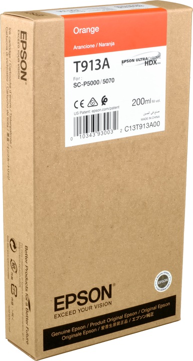 Actual product image Epson T913a (O)