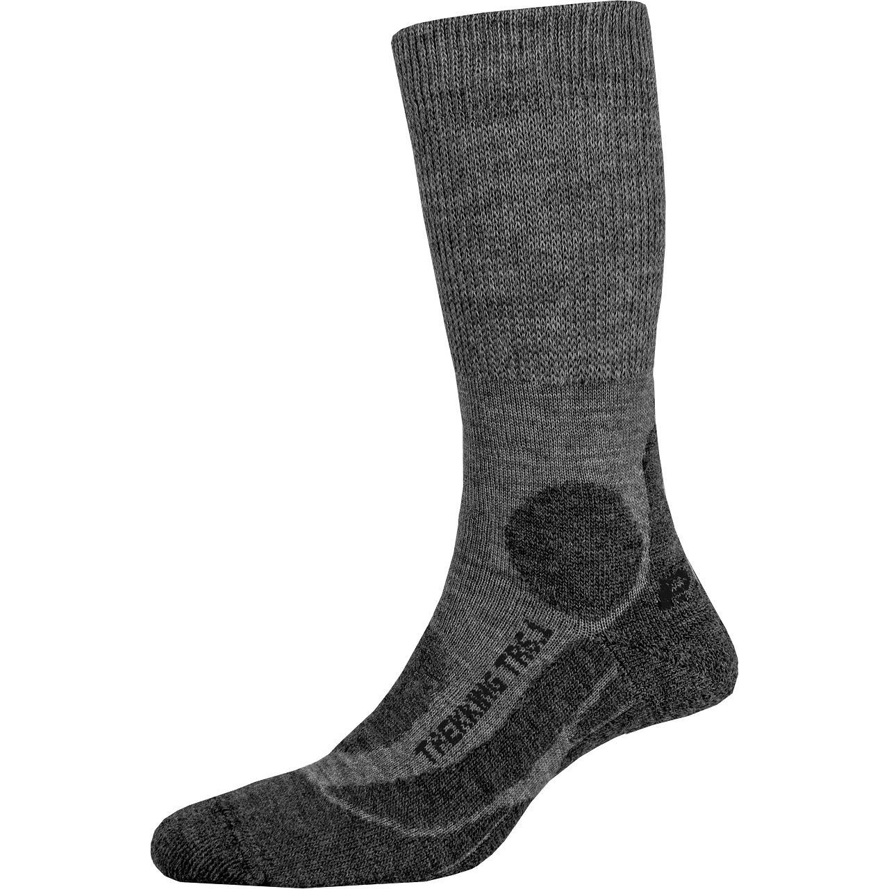 P.A.C., Herren, Sportsocken, PAC TR 6.1 Merino Medium (44 - 47), Grau
