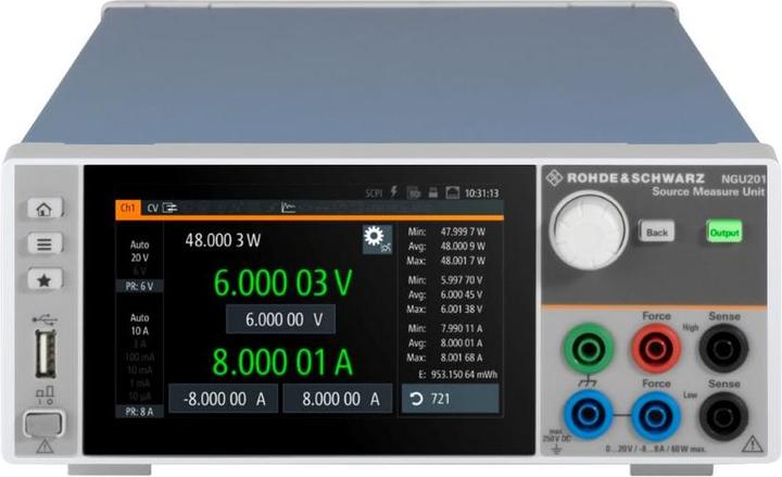Actual product image Rohde & Schwarz Laboratory Power Supply, 60W, 1 Output, 0  20V, 3