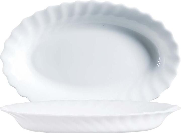 Arcoroc Schale oval Trianon Uni weiss