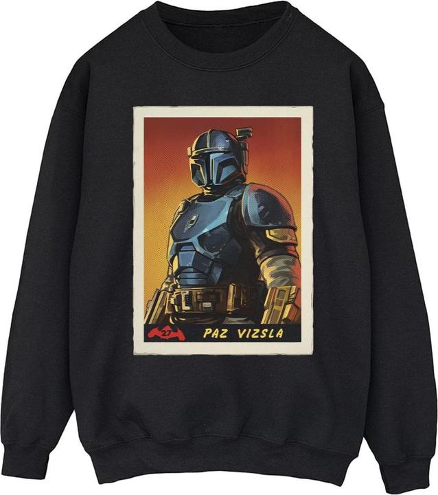 Immagine prodotto Star Wars The Mandalorian Paz Vizla Card Felpa Uomo (XL)