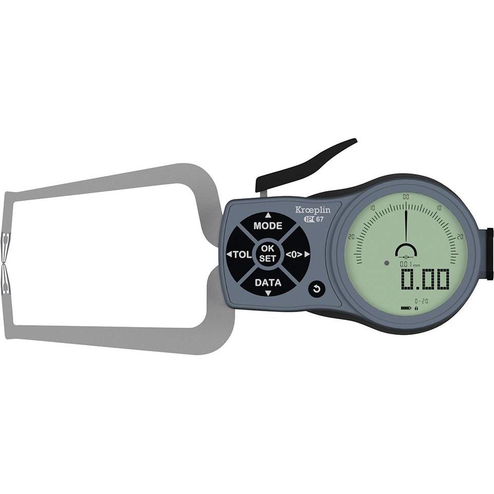 Fortis Aussenschnelltaster A/D 0-20mm KRÖPLIN, Taster + Schalter