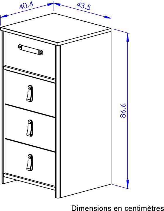 Image du produit Gami Arthus (44 x 41 x 87 cm)