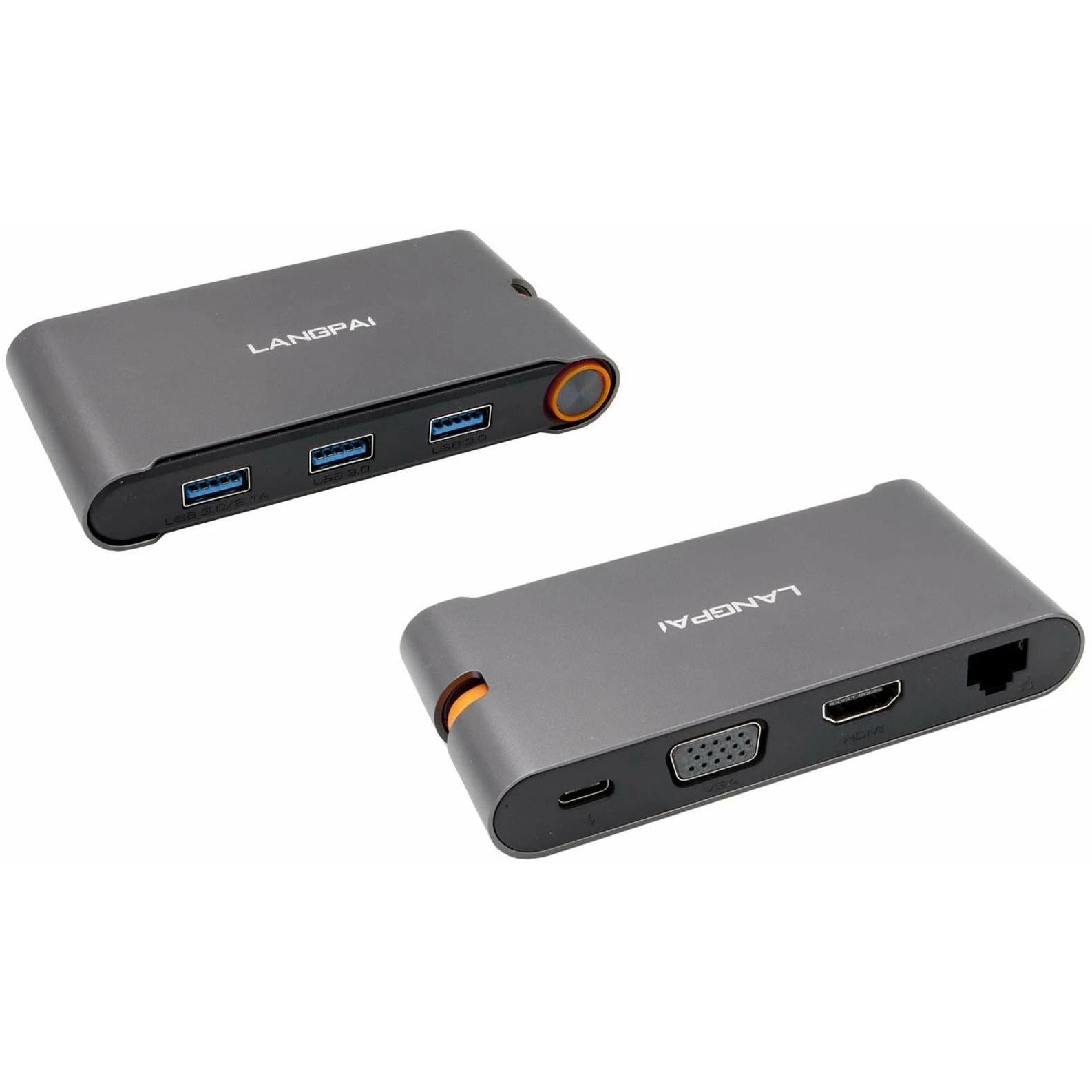 Exsys Dockingstation EX-1220HM (Docking Port, 4 Ports), Dockingstation + USB Hub, Schwarz