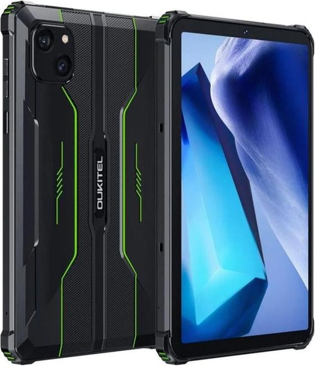 Actual product image Oukitel Tablet RT3 Pro 4G 8 4/128GB Grün (4G, 8", 128 GB, Black, Green)