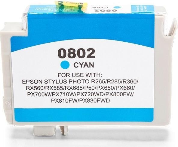 Produktbild Hermex Alternative Tintenpatrone zu Epson T0802 (C)