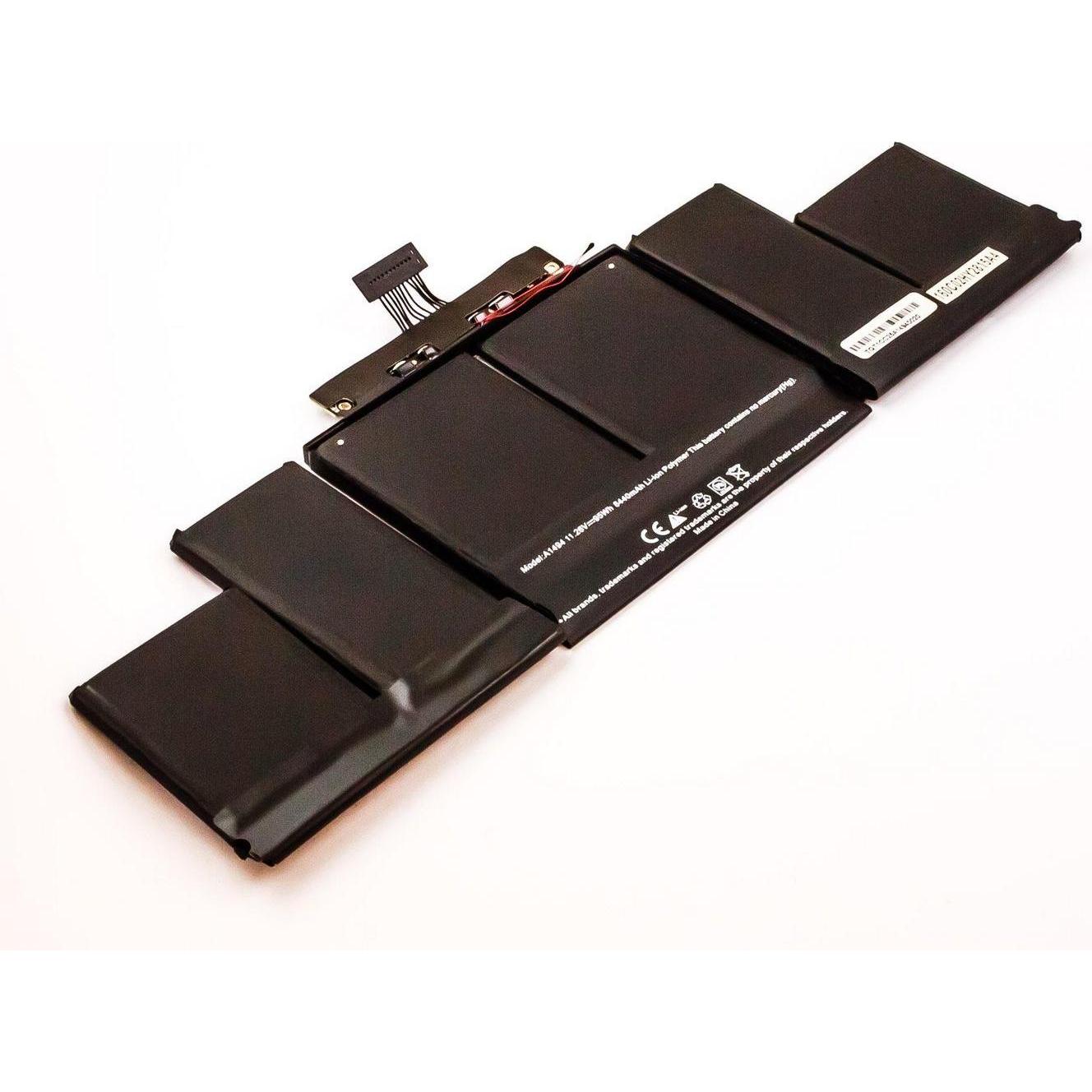Thumbnail - CoreParts Laptop-Batterie 95 Wh - für Apple MacBook Pro with Retina display 15 (1 Zellen, 8400 mAh), Notebook Akku, Schw...