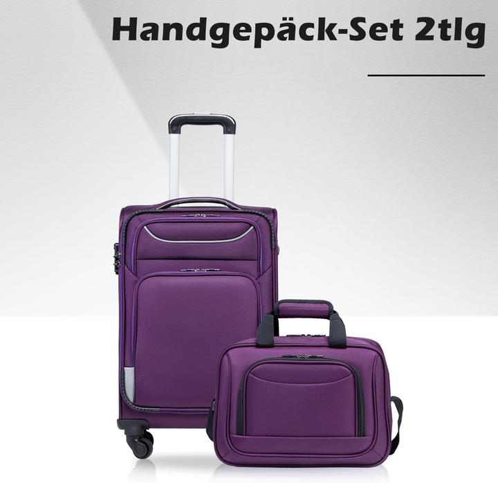 Actual product image Coolife DE55 Handgepäck-Set (38 l, Hand luggage (up to 50 litres))