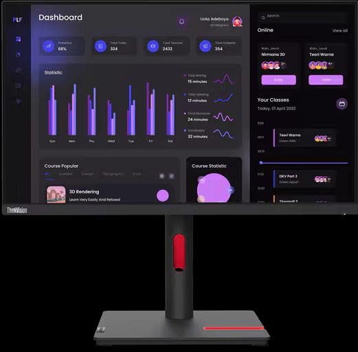 Lenovo ThinkVision T24i-30 (1920 x 1080 pixel, 23.80")