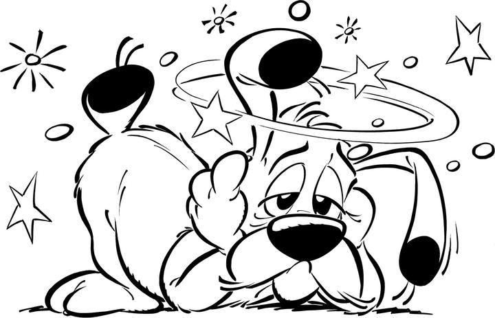 Actual product image Clairefontaine Asterix Colouring Pad