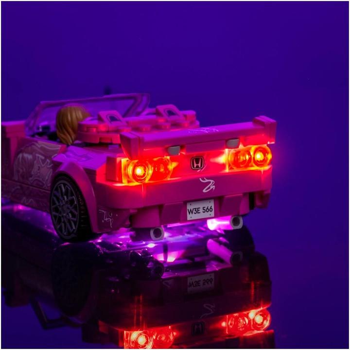 Actual product image Light my bricks LED light set for LEGO 77241 2 Fast 2 Furious - Honda S2000
