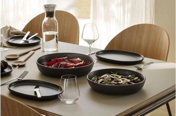 Produktbild Eva Solo Salatschüssel Nordic Kitchen 25 cm, 4 Stück, Schwarz (25 cm, 4 x)