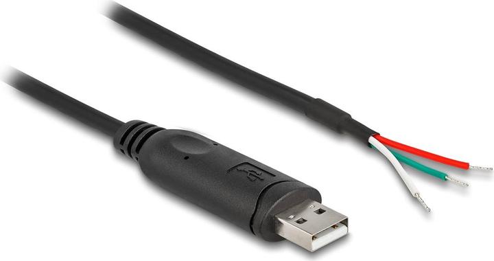 Actual product image Delock Adapter cable USB 2.0 Type-A to serial RS-485 3 x open (0.50 m, Industrial cables)