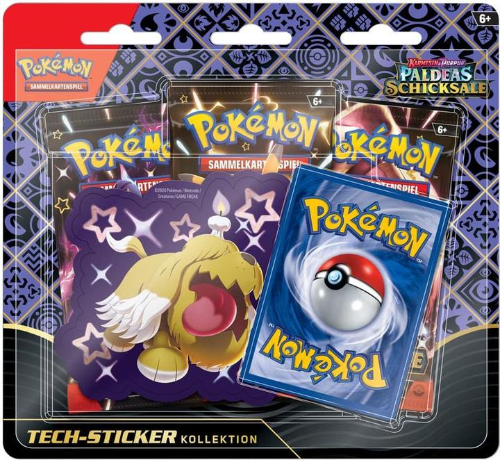 Image du produit Pokémon TCG présentoir SV4.5 Tech Sticker Collection (12) *ALLEMAND*