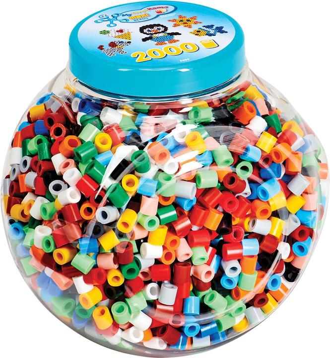 Hama Perlen Strijkkralenset in Pot Maxi, 2000st.