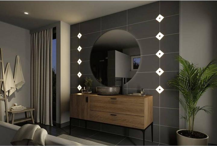 Actual product image Paulmann LumiTiles Square Basic Set (Warm white, 1 cm, Indoor)