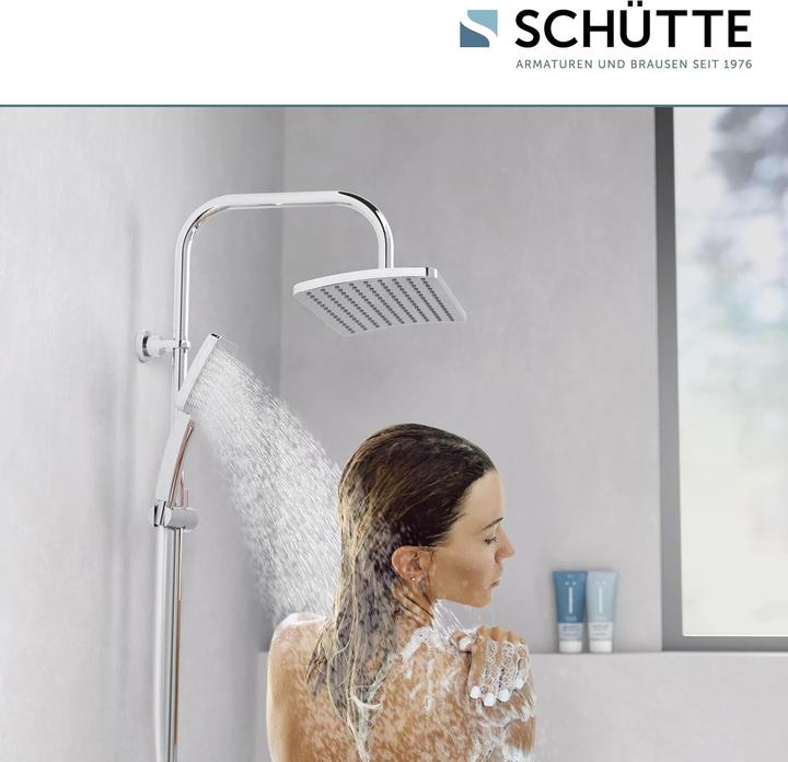 Image du produit Schütte Douche à effet pluie salle de bain MALLORCA Ensemble de douche à effet pluie chromé 60660