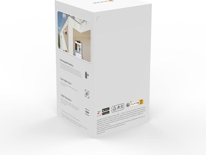 Image du produit EZVIZ - Caméra autonome sur batterie - 1080P - étanche - couleur nuit - Wit (1920 x 1080 Pixels)