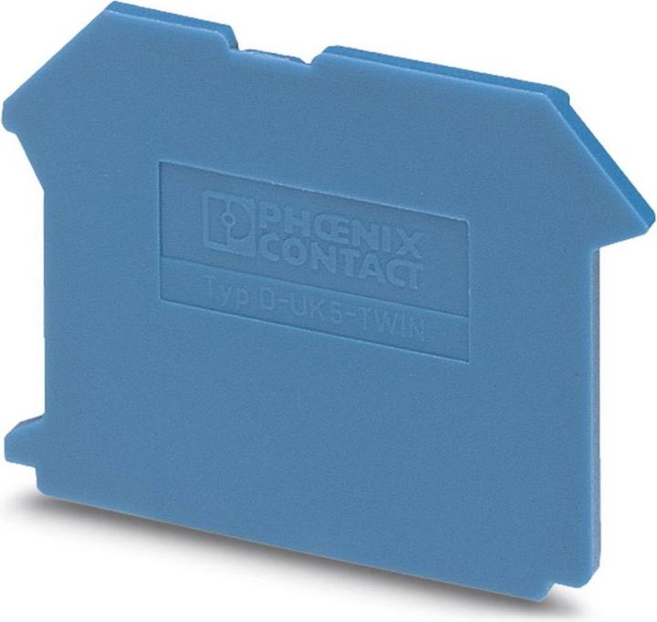 Produktbild Phoenix Contact Phoenix D-UK 5-TWIN BU Terminal block cover 50Stück(e)
