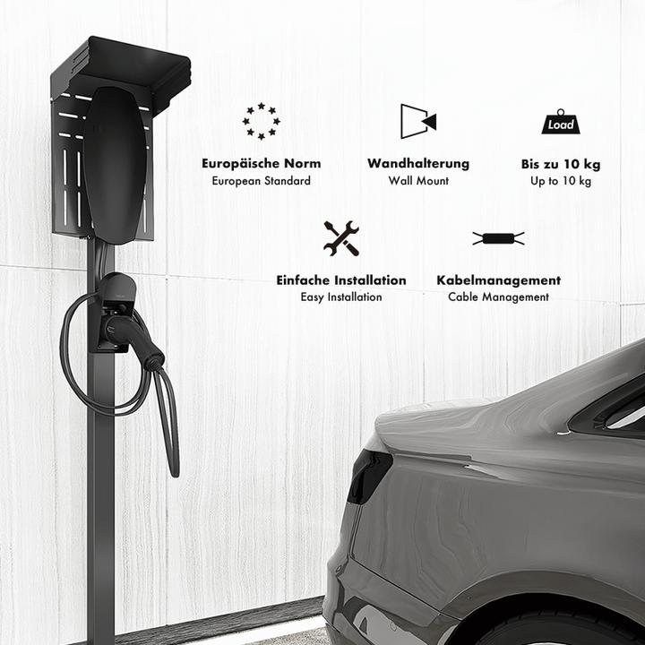 Immagine prodotto LogiLink Supporto a parete con vaschetta per il cavo di ricarica dell'auto