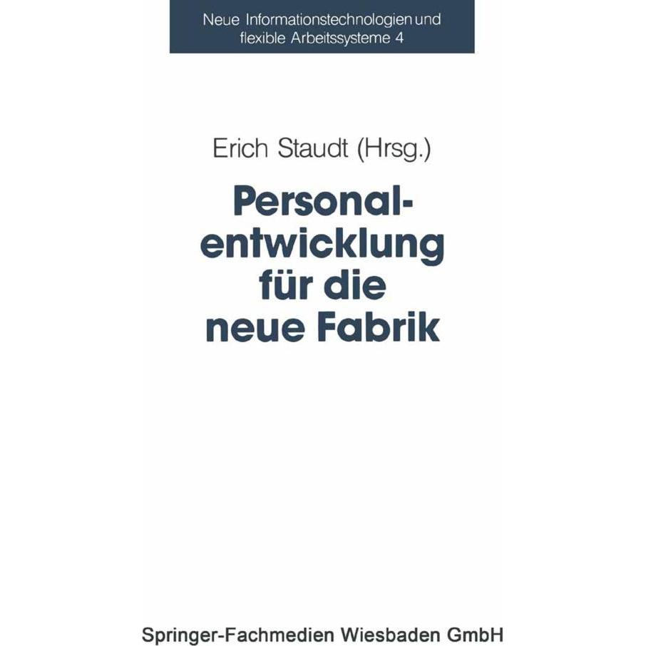 Personalentwicklung für die neue Fabrik, Fachbücher