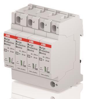 ABB OVR T2 4L 40-275 P OVRT24L40-275PQS QS SPD Typ 2 für 230/400V TN-S