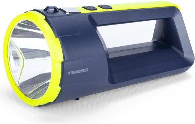 Actual product image Tiross Latarka ładowalna LED 5w+6w (11 cm, 330 lm)