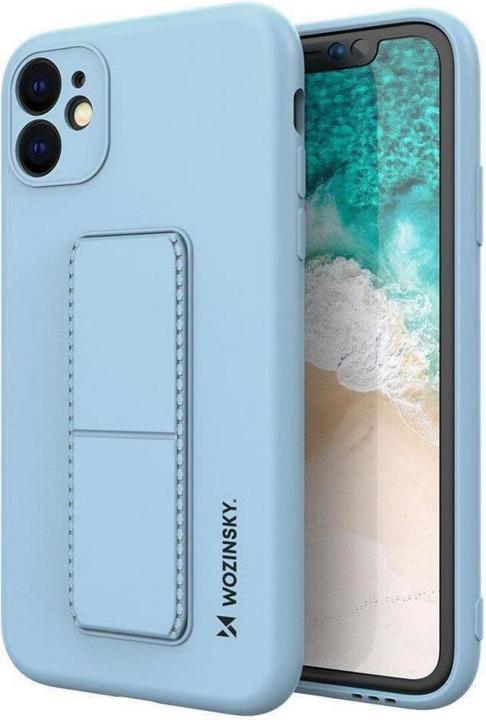 Produktbild Wozinsky Kickstand Case Silicone Stand Cover for Samsung Galaxy A72 4G Light Blue (Samsung Galaxy A72)