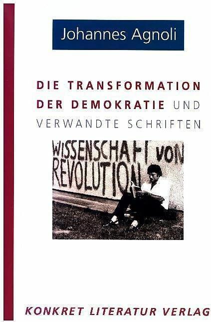 Produktbild Die Transformation der Demokratie (Deutsch, 2004)