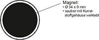 Actual product image Maul Magnet solid Ø 38 mm 10 pc (10x)