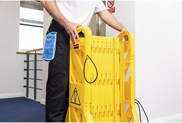 Image du produit Rubbermaid Clôture en polyéthylène, mobile