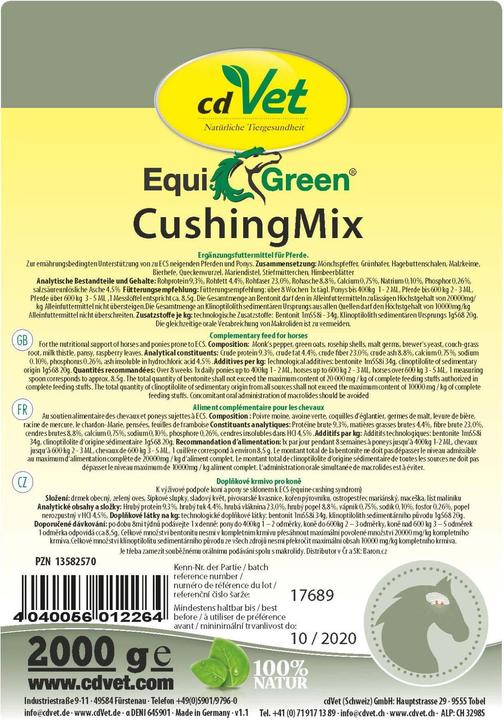 Produktbild cdVet EquiGreen CushingMix (1 Stk., 2000 g)