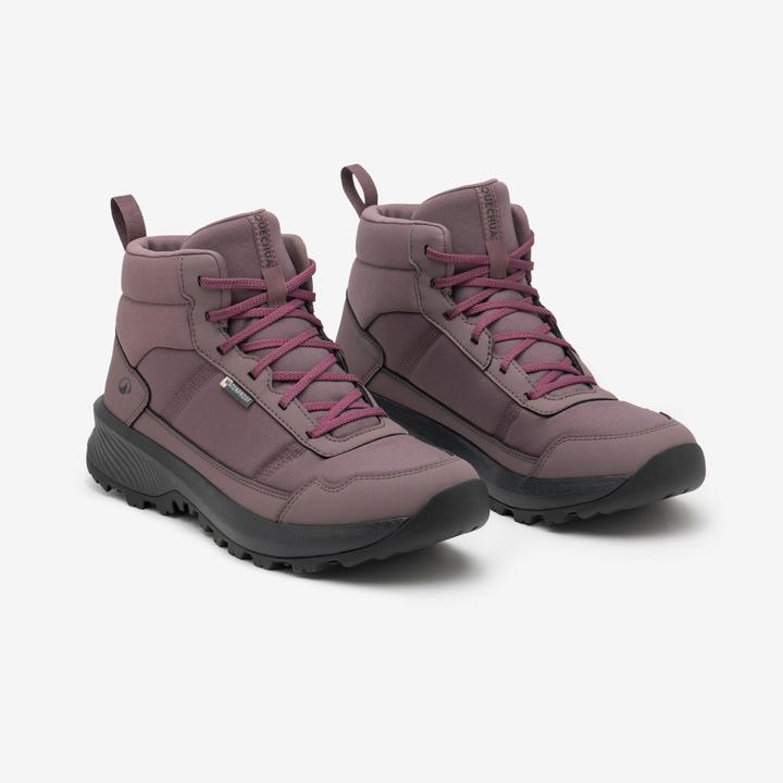 Produktbild Quechua Wanderschuhe Damen halbhoch wasserdicht - NH100 WP violett (38)
