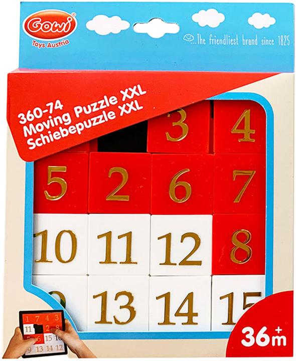 Actual product image Gowi Sliding puzzle XXL (15 pieces)