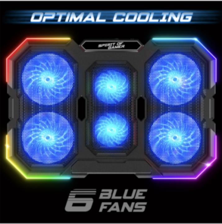 Image du produit Spirit Of Gamer Refroidisseur pour ordinateur portable AIRBLADE 700 RGB