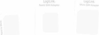 Immagine prodotto LogiLink Set di adattatori per schede SIM