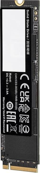 Productafbeelding Gigabyte Aorus Gen4 7300 (2000 GB, M.2 2280)