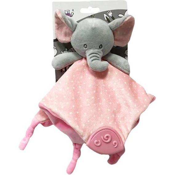 Tullo Miluś l'elefante rosa, peluche 25x25 cm (25 cm)