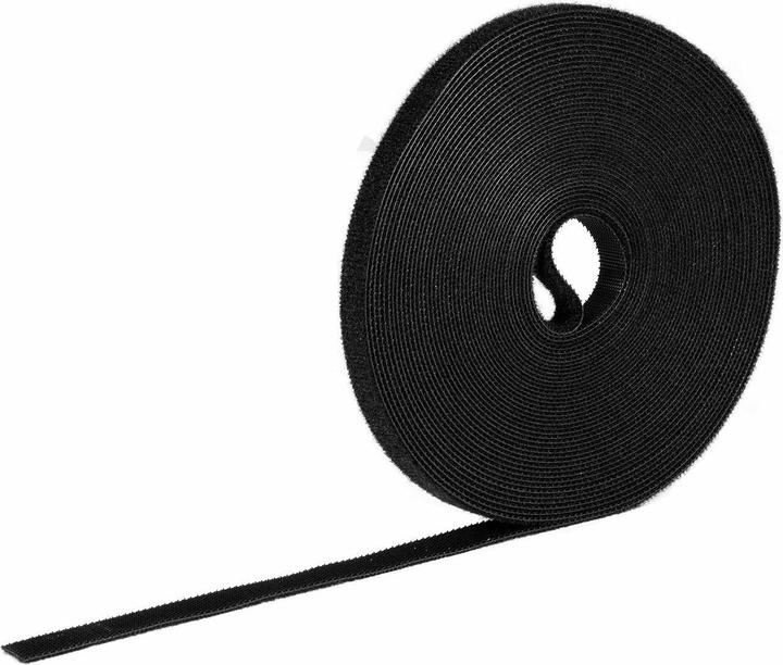 Produktbild ProXtend Hook and Loop Roll 10m x 10mm Black