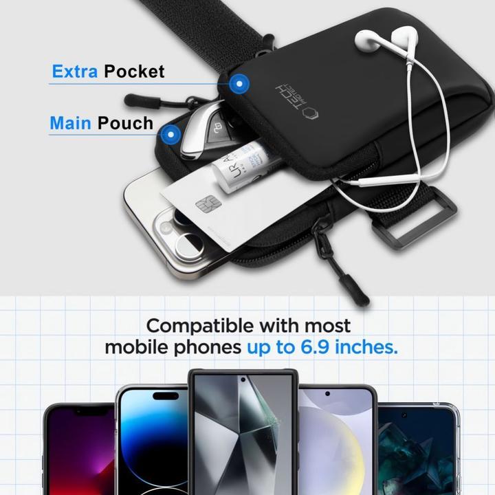 Immagine prodotto Tech-Protect M7 Universal Sportarmbandhülle - Schwarz