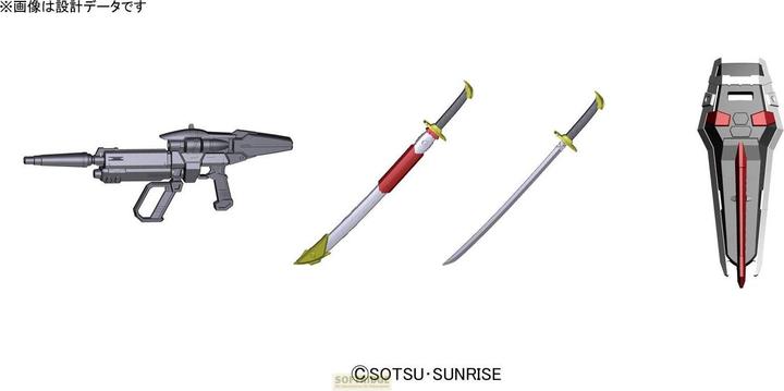 Actual product image Bandai Gundam Astray Red