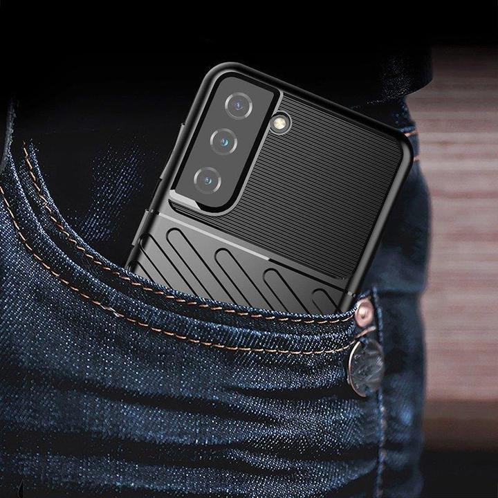 Produktbild Hurtel Thunder Case Hülle für Samsung Galaxy A14 5G Silikon Armor Case schwarz (Samsung Galaxy A14 5G)
