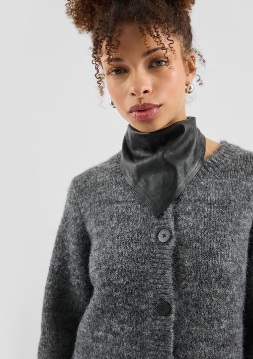 Produktbild s.Oliver Strickjacke Flauschige Strickjacke (M)