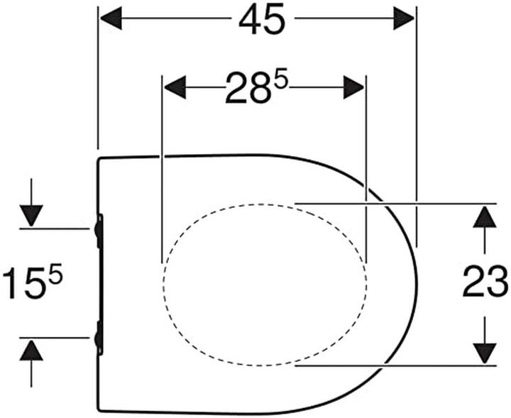 Image du produit Geberit Siège WC iCon