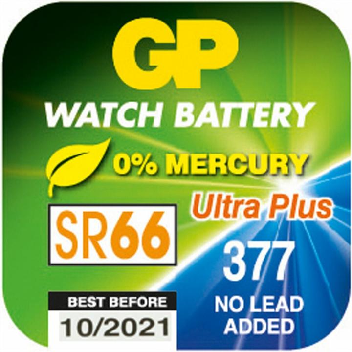 Actual product image GP Batteries Button cells (1 pcs., SR66, 25 mAh)