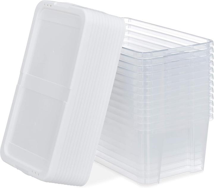 Actual product image Relaxdays 12er-Set Stapelbare Schuhboxen (12x)